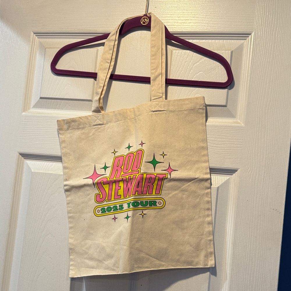 Rod Stewart 2025 Tour Canvas Tote Bag